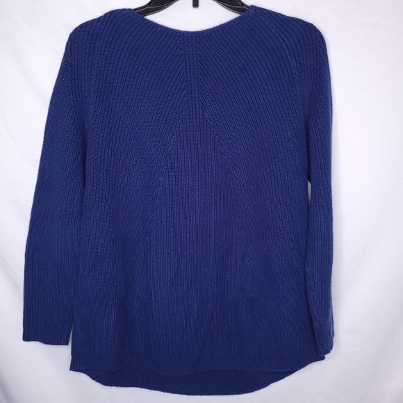 J. JILL Women's Royal Blue Ribbed Pullover Sweater XS - Picture 5 of 11